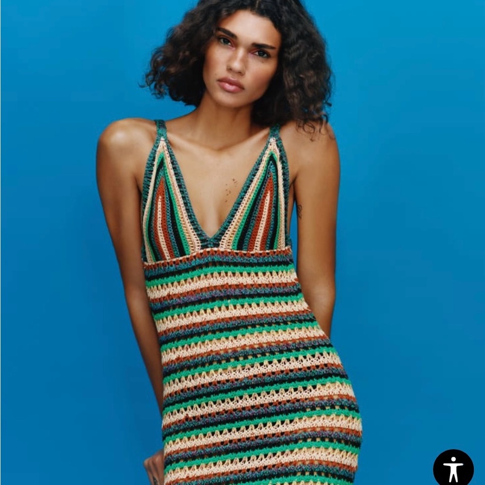 Anthropology Striped Knit Dress